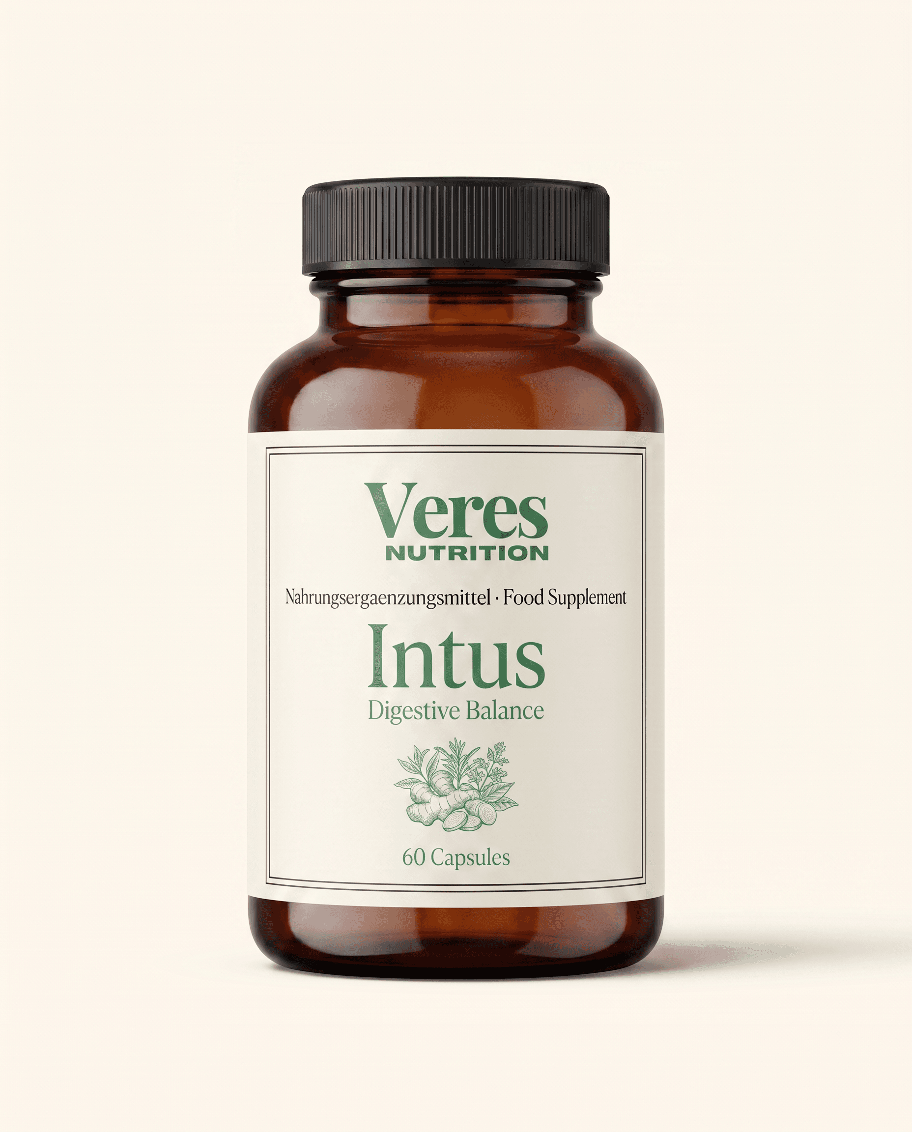Veres Intus supplement bottle