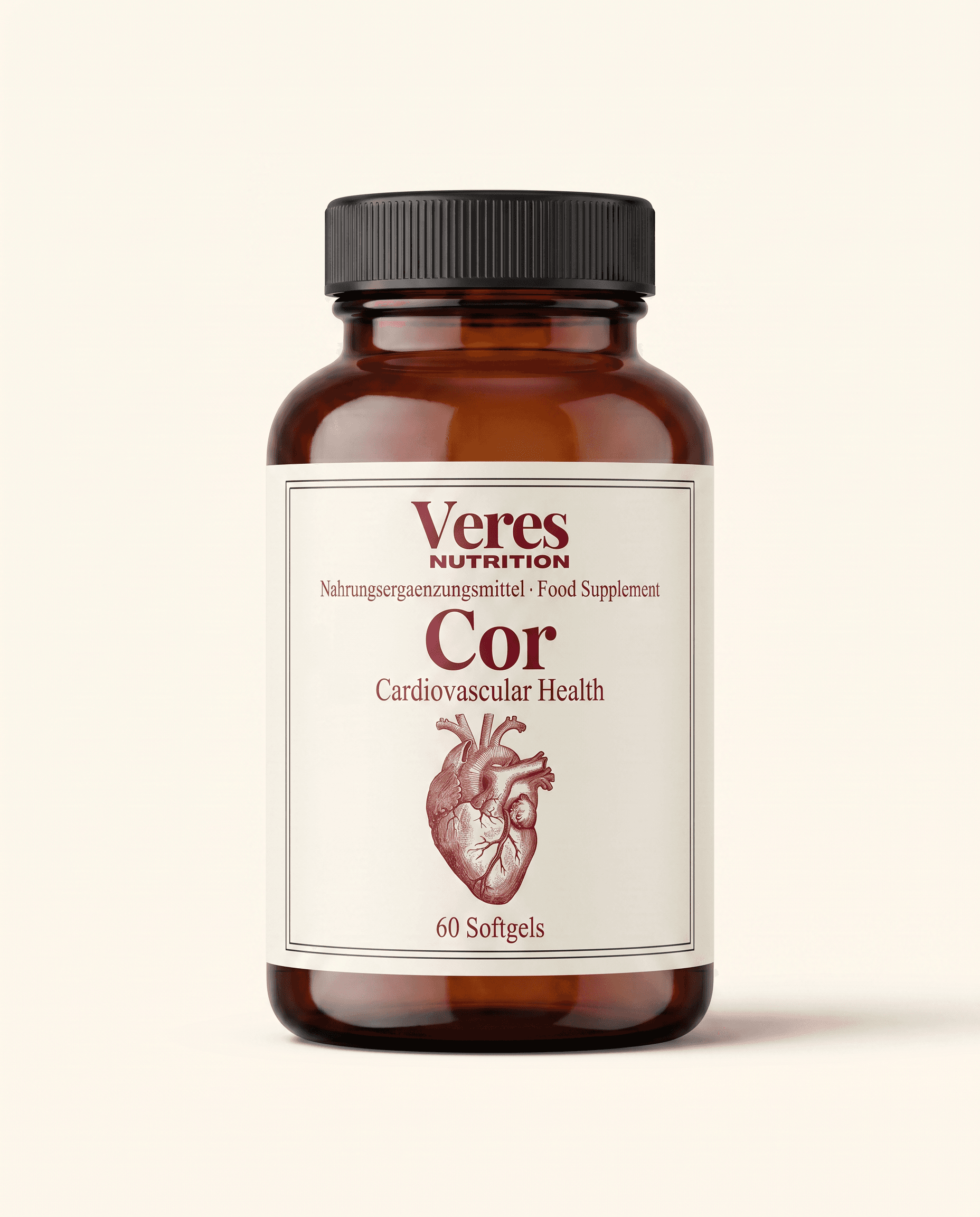 Veres Cor supplement bottle